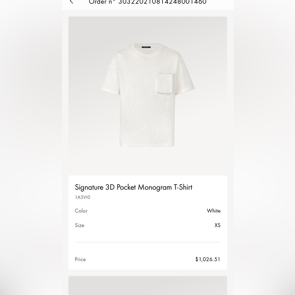 Louis Vuitton Mono 3D shirt